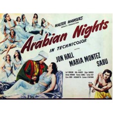 ARABIAN NIGHTS, 1942 - Starring Jon Hall, Maria Montez, Sabu