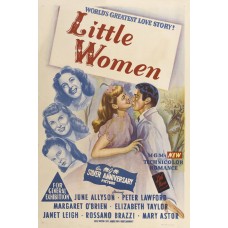 LITTLE WOMEN, 1949 - Starring June Allyson, Peter Lawford, Margaret O'Brien, Elizabeth Taylor, Janet Leigh 