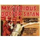 MYSTERIOUS DOCTOR SATAN, 15 CHAPTER SERIAL, 1940